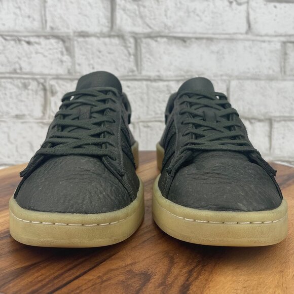 Adidas Campus Crafted C.F. Stead England Mens 9 Premium Green Leather Shoes - Picture 5 of 12